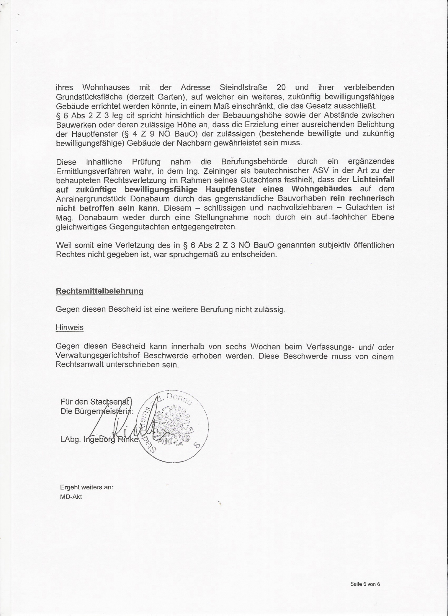 Bescheid6