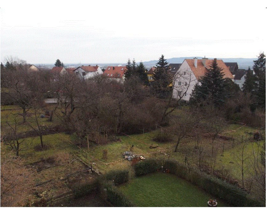 &bdquo;Generationenpark&ldquo; 26.1.2016 mit ausgestecktem Bau